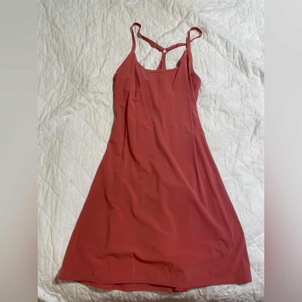 Outdoor Voices Rose Red Athletic Shorts Dress